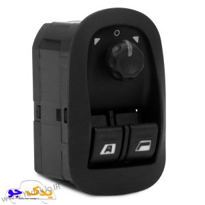کلید شیشه بالابر و تنظیم آینه ۲۰۶ تیپ ۵ ایمن تک
