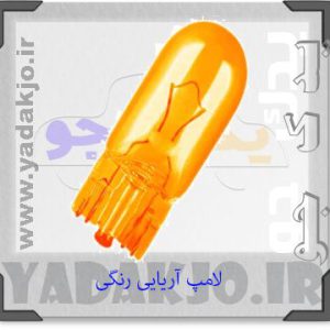 لامپ راهنما آریایی رنگی ساده متوسط