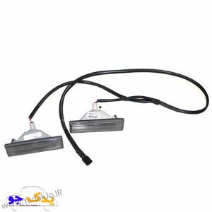 چراغ پلاک پراید 132 با دسته سیم اصلی
